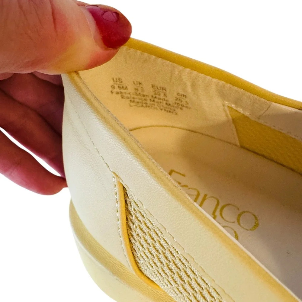 Franco Sarto Carolynn Mesh Tassel Lug Loafer Flats Women's Shoes‎ Excellent 9.5